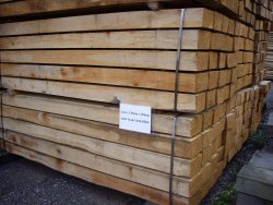 New oak sleepers (click to enlarge) New oak sleepers (click to enlarge)